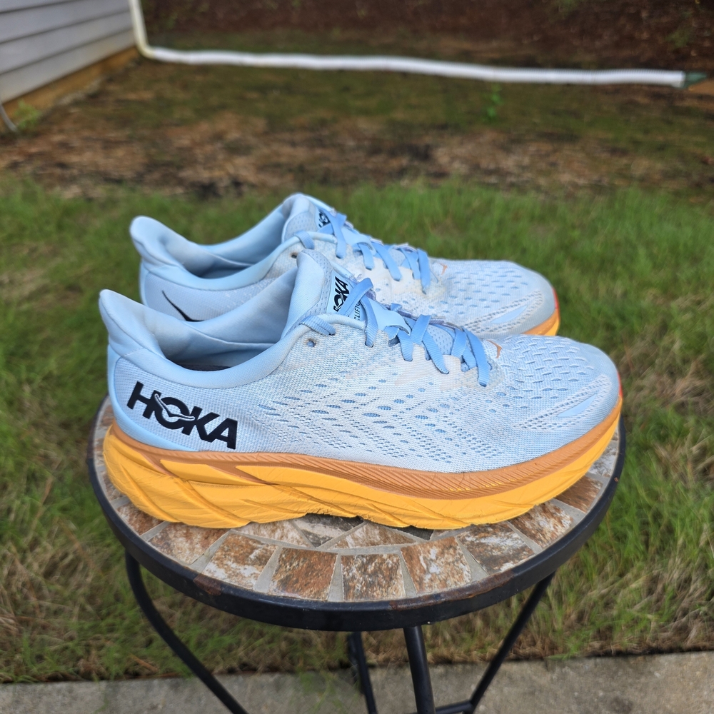 Hoka Clifton 8 1119394 SSIF Summer Song/Ice Flow Running Shoes Women Size 10 B